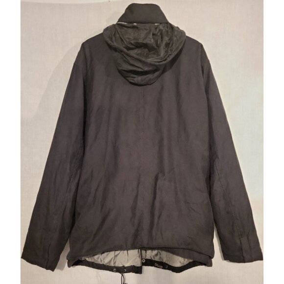 Roundtree & Yorke Jacket Coat Mens L Black Thermolite Winter Hooded Coat Simple - Picture 2 of 6
